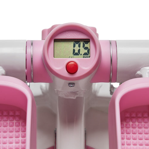 Digital Monitor | Stay on top of your progress with the easy-to-read digital monitor that tracks essential workout metrics like time, step count, calories burned, and total steps.