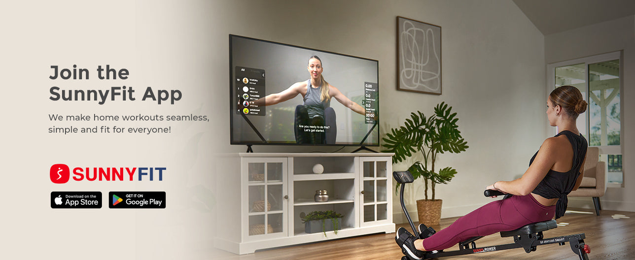 Join the SunnyFit App | We make home workouts seamless, simple, and fit for everyone!