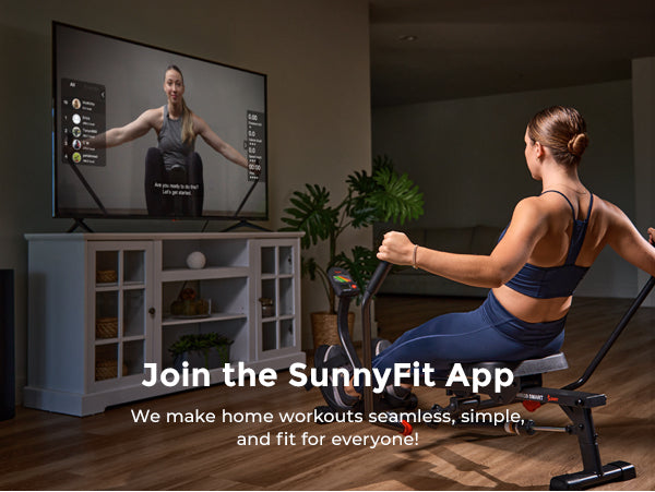 Join the SunnyFit App | We make home workouts seamless, simple, and fit for everyone!