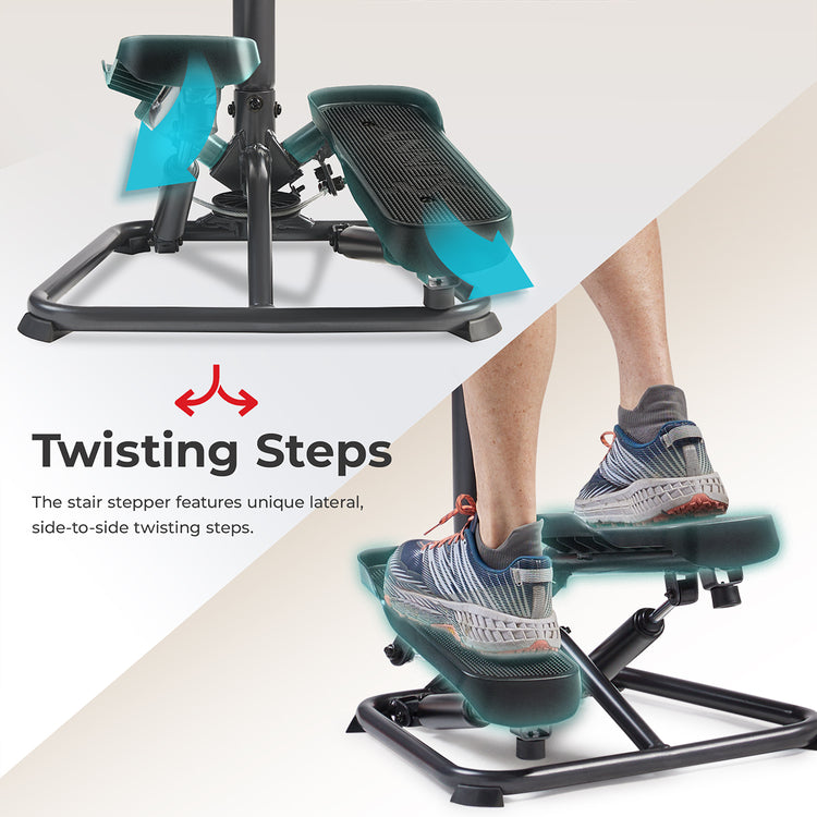 Smart Twist Stepper with Handlebar