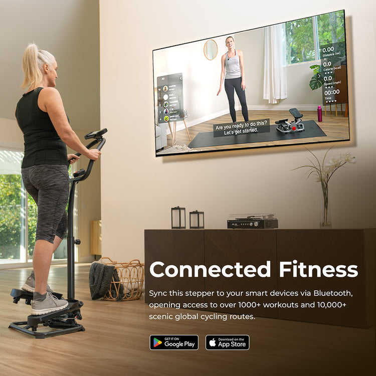 Smart Twist Stepper with Handlebar