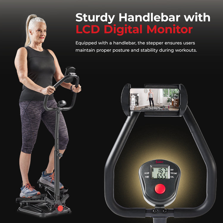 Smart Twist Stepper with Handlebar