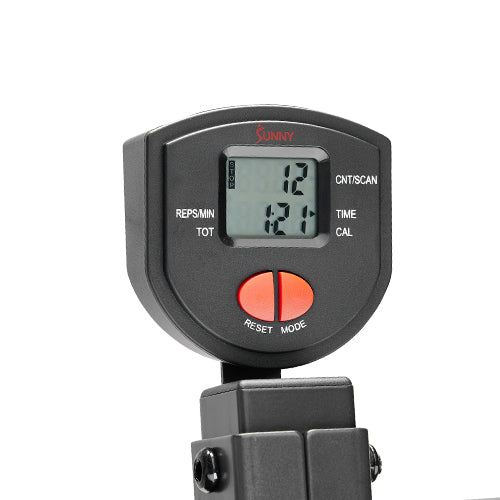 LCD Monitor | The LCD screen provides instant feedback on key workout metrics, including calories burned, session duration, and total repetitions.