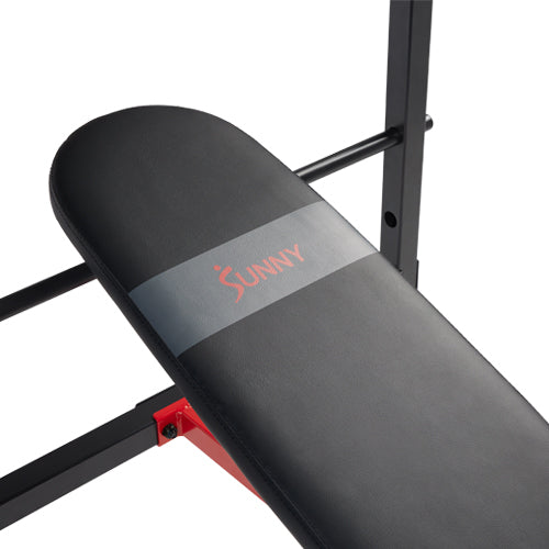 High-Density Foam Padding | The bench and leg developer are padded with high-density foam to ensure maximum comfort during long and intense workout sessions. 