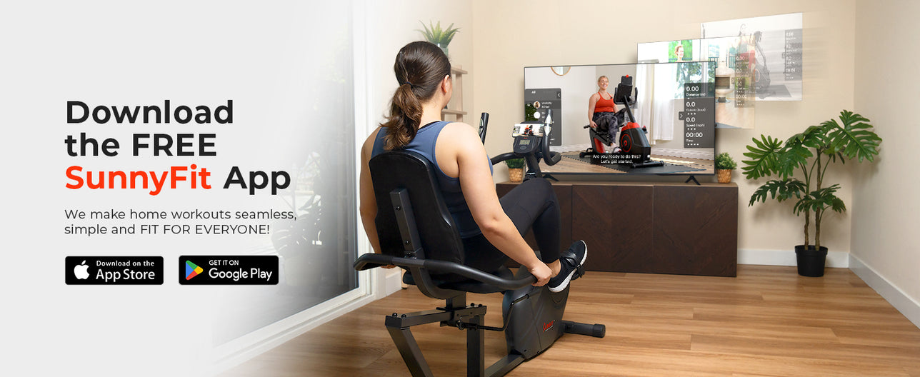 Join the SunnyFit App | We make home workouts seamless, simple and fit for everyone!