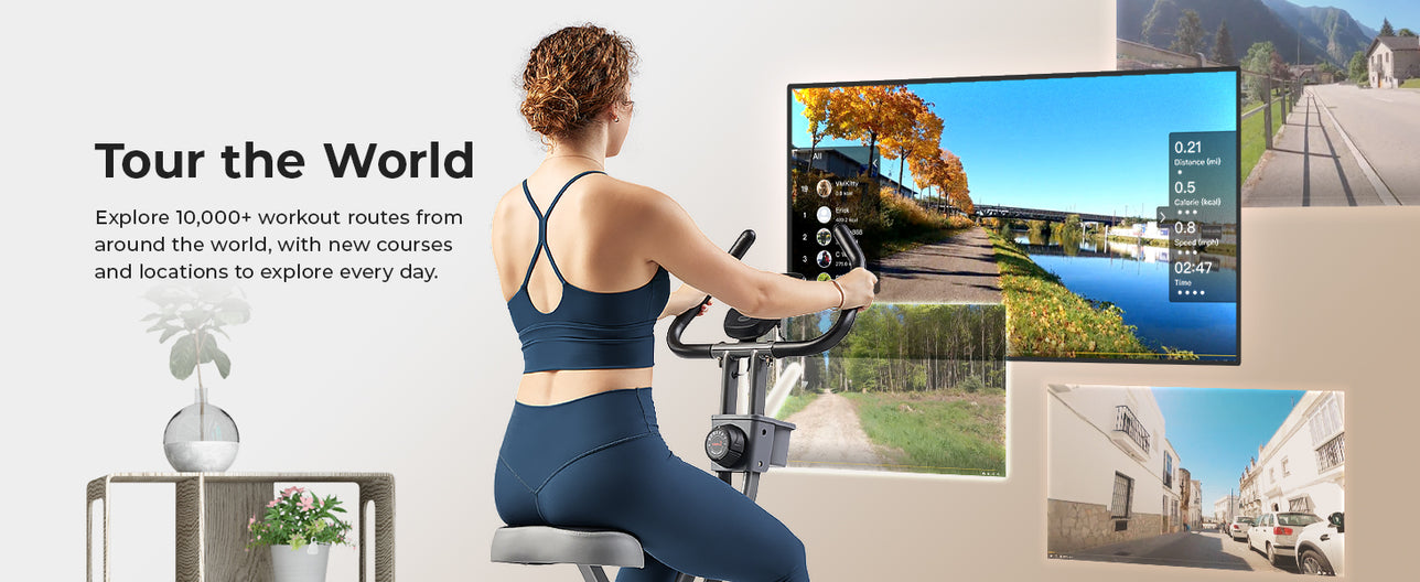 Tour the World | Explore 10,000+ workout routes from around the world, with new courses and locations to explore every day!
