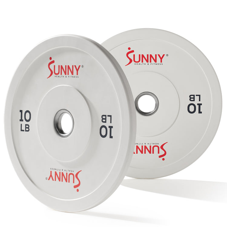 Sunny Strength® Elite 2-inch Rubber Olympic Weight Plates 10 - 55 LBS