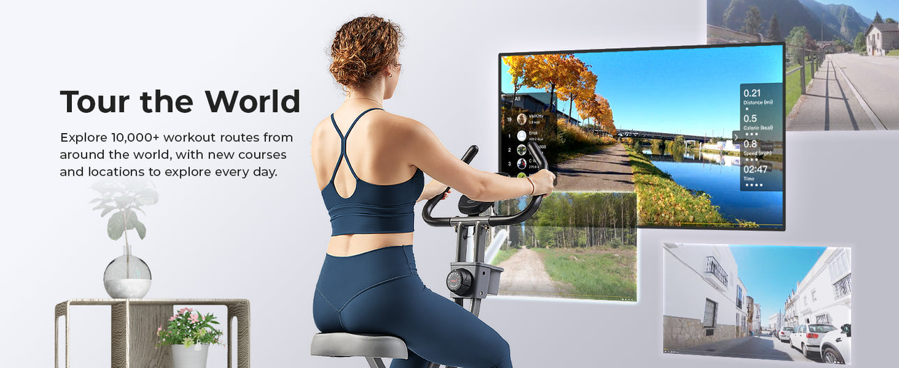 Tour the World | Explore 10,000+ workout routes from around the world, with new courses and locations to explore every day!