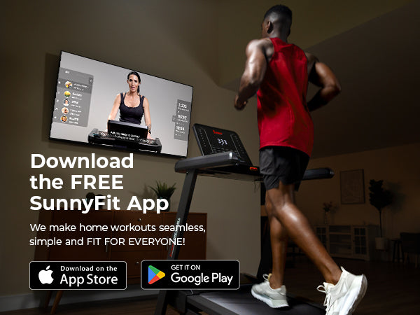Join the FREE SunnyFit App | We make home workouts seamless, simple and fit for everyone!
