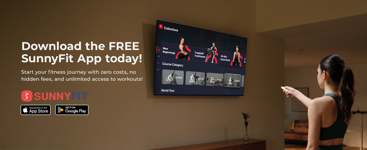 Join the SunnyFit App | We make home workouts seamless, simple and fit for everyone!