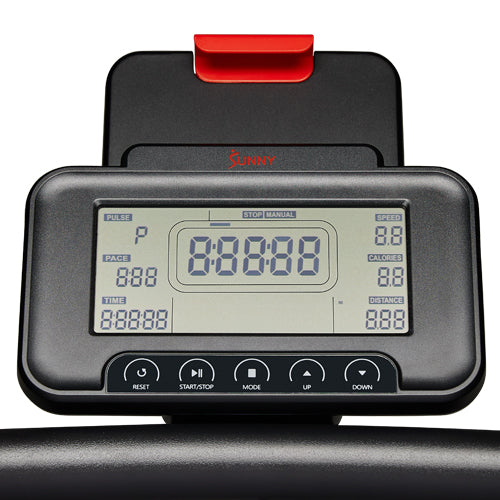 Performance Digital Monitor | The digital display that tracks time, calories, speed, distance, pace, & pulse (HR200 sold separately), providing all key metrics at a glance.