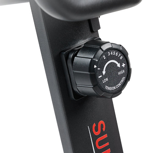 MAGNETIC TENSION | Switching-up resistance on this in home cardio machine is easy. Use the dial to cycle through 8 levels of magnetic resistance.