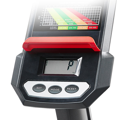 PERFORMANCE DISPLAY | Stay on top of your fitness gains and workout results. The display helps you track: Speed, Distance, Time, Calories burned, Odometer, Pulse, and includes a Scan feature.