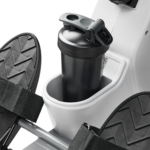 BOTTLE HOLDER | The convenient bottle holder keeps your favorite refreshing beverage at arm's length. Proper hydration will ensure your health and workout performance stay at optimum levels!