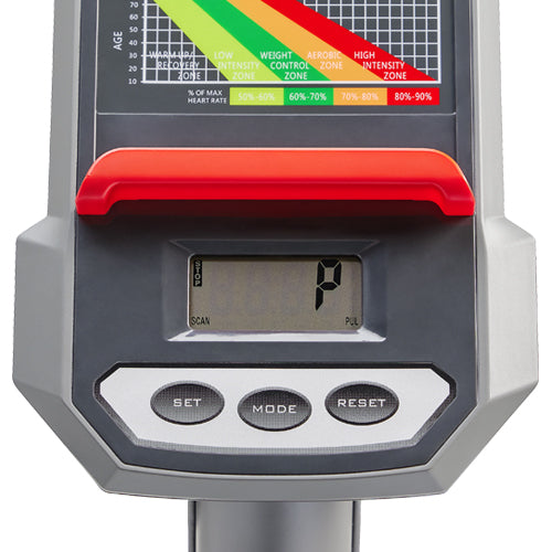 DIGITAL MONITOR |  If the monitor is not connected to the SunnyFit® App, it will display fitness metrics in real-time: Time, Speed, Distance, Calories, Odometer, Pulse, Scan.