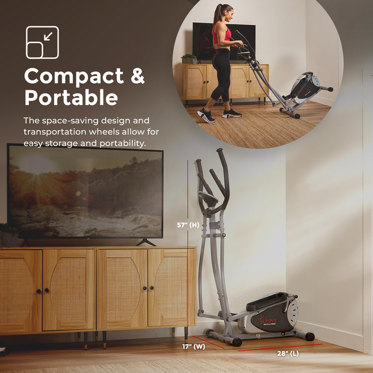 Elliptical Bike Magnetic Resistance Elliptical Machine Cross Trainer