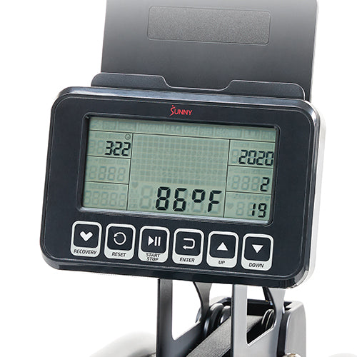 FITNESS TECHNOLOGY | The R2 Fitness Meter is designed to accurately track all essential workout metrics i.e. Total Time, 500 m Time, SPM, Total Strokes, Calories, HR, Ambient Temperature, and more. 