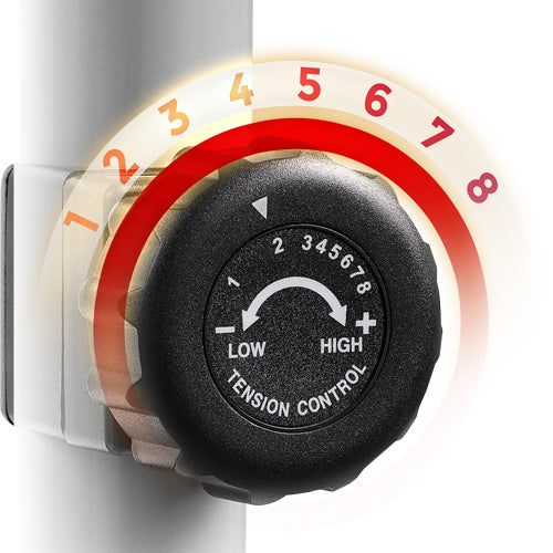 8-LEVEL ADJUSTABLE RESISTANCE | Easily increase or decrease the 8-levels of magnetic resistance so your workout can remain challenging and effective.