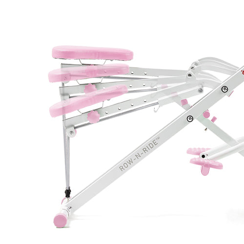 ADJUSTABLE SEAT | With a simple twist and a quick slide forward or back, tailor your workout experience to your desired seated position.