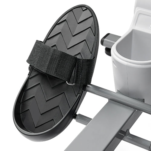 NON-SLIP PEDALS WITH ADJUSTABLE STRAPS | Textured non-slip foot pedals will ensure safe footing during the most demanding and vigorous workouts. Foot straps keep your feet saddled with so you can focus on the workout without feeling unbalanced.