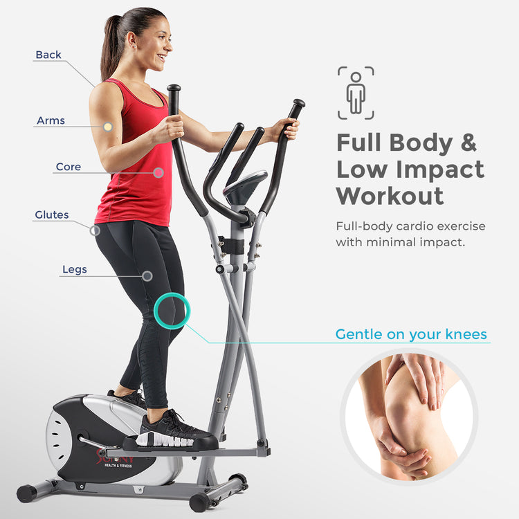 Elliptical Bike Magnetic Resistance Elliptical Machine Cross Trainer
