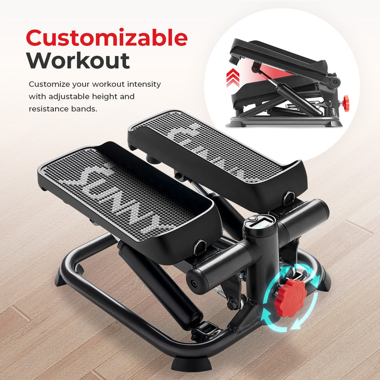 Smart Advanced Stair Exercise Stepper with Exercise Bands