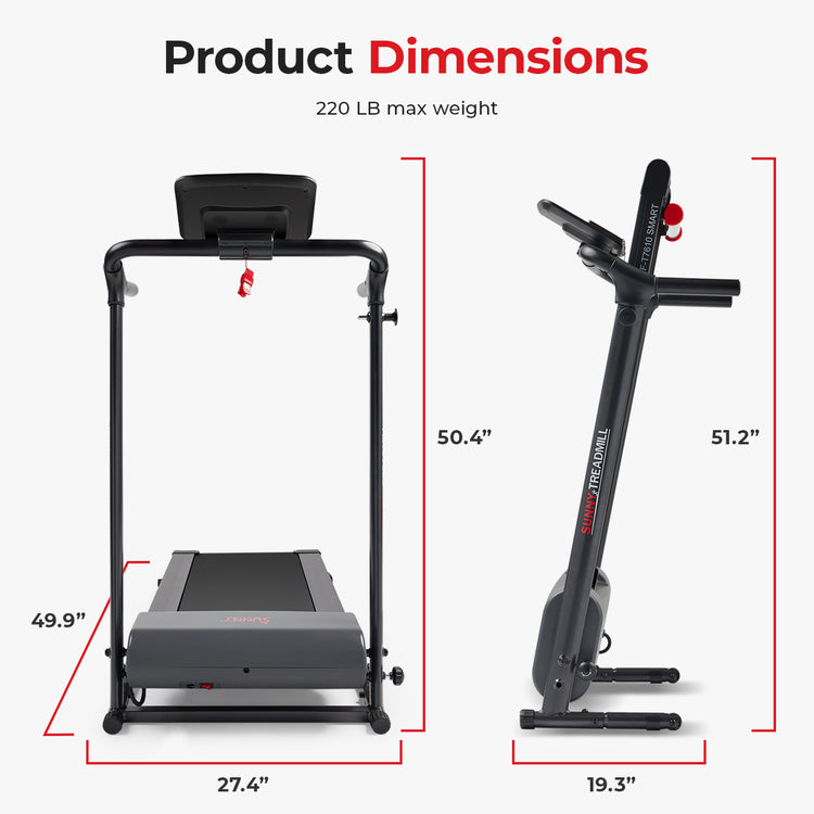Compact Motorized Smart Treadmill with Easy Assembly & Folding