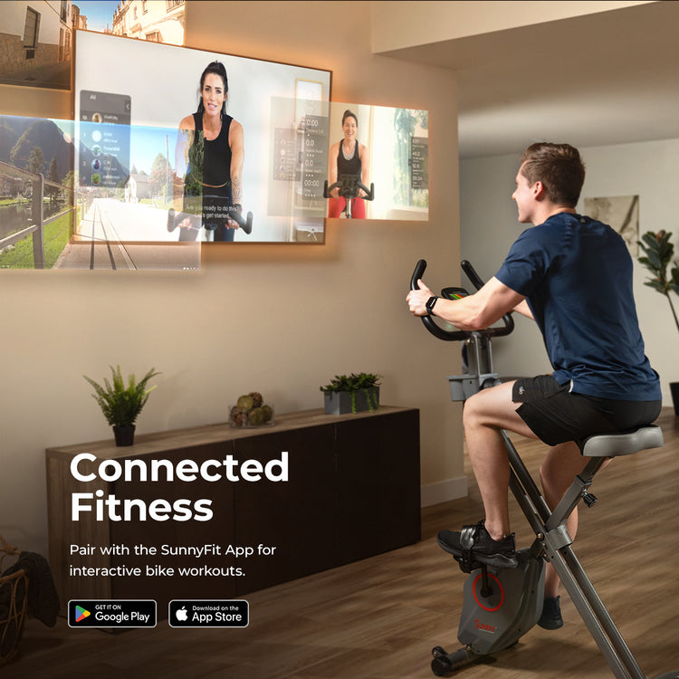 Foldable Magnetic Exercise X-Bike