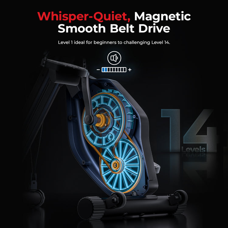 Foldable Magnetic Exercise X-Bike