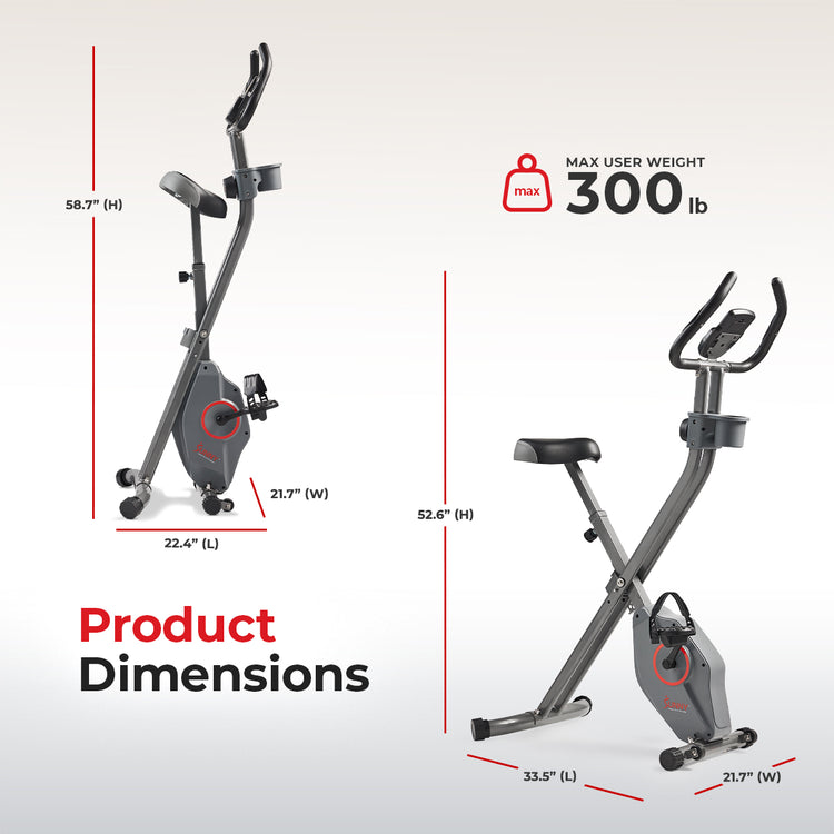 Foldable Magnetic Exercise X-Bike