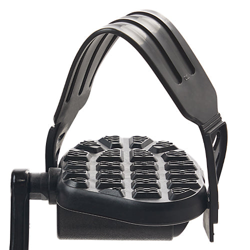 Anti-Slip Pedals with Straps | The textured pedals provide excellent grip, ensuring your feet stay secure and slip-free during your entire workout session.