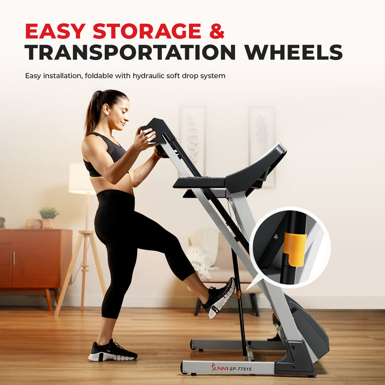 Easy Storage & Transportation Wheels | Easy Installation, Foldable with a Hydraulic soft drop system. 
