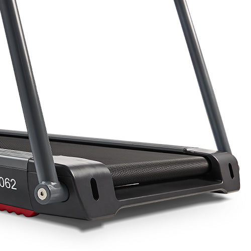 Shock Absorption Deck | Experience a joint-friendly workout with the treadmill's shock absorption deck, engineered to absorb impact and reduce stress on your joints.
