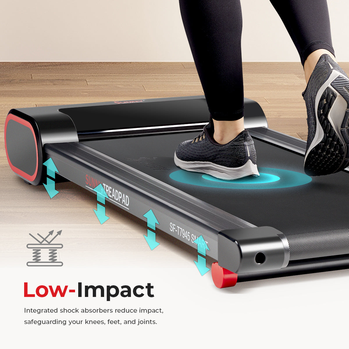 Under Desk Smart TreadPad® Walking Treadmill