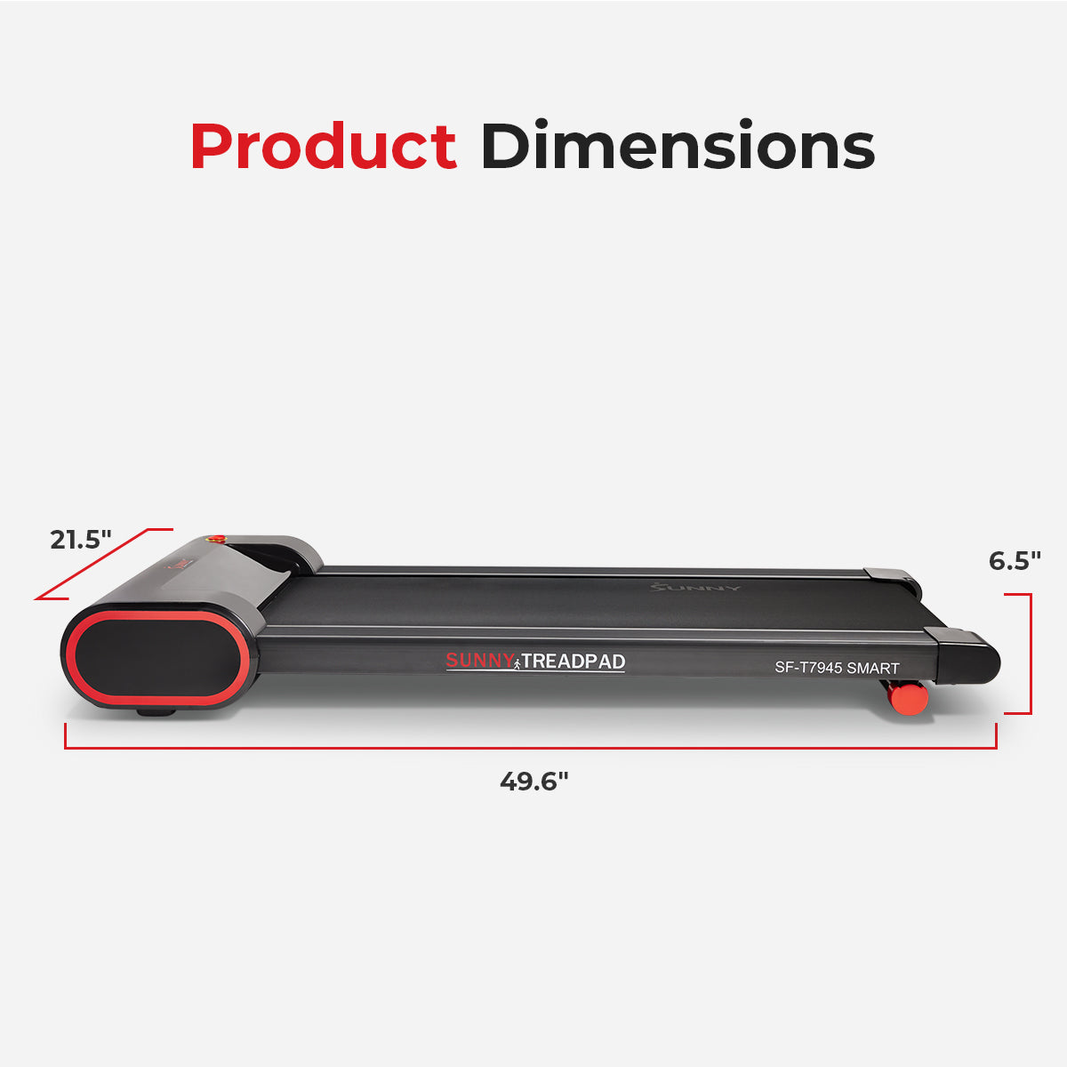 Under Desk Smart TreadPad® Walking Treadmill