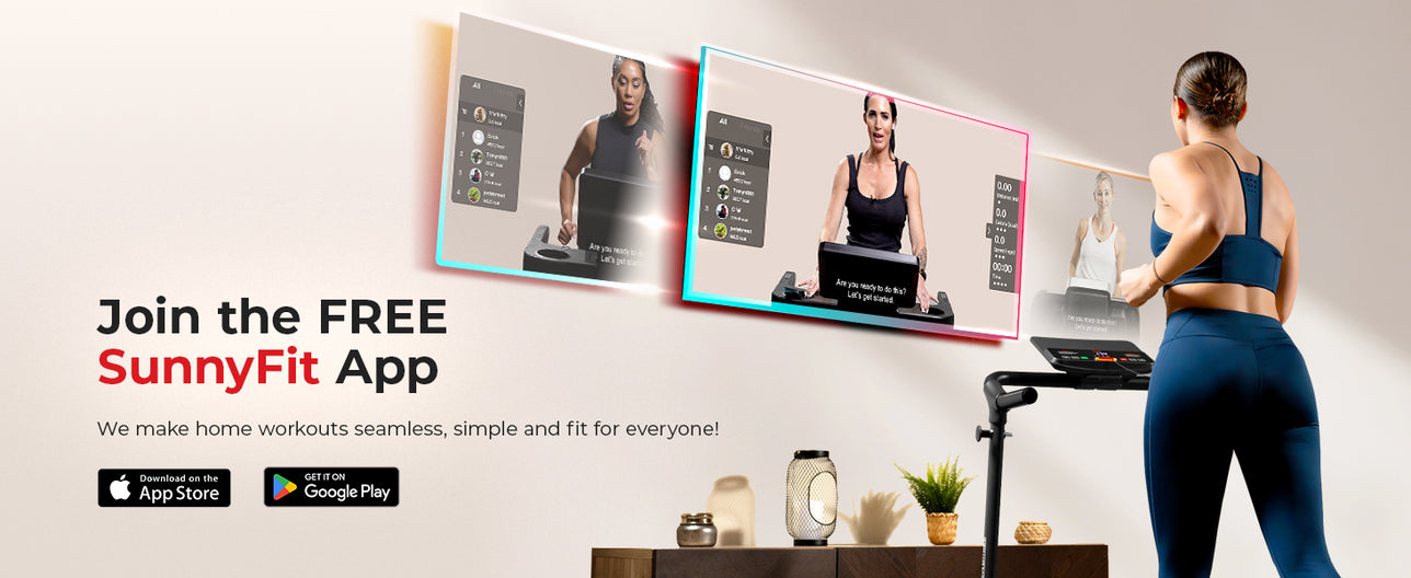 Join the SunnyFit App | We make home workouts seamless, simple and fit for everyone!