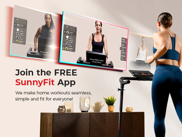 Join the SunnyFit App | We make home workouts seamless, simple and fit for everyone!