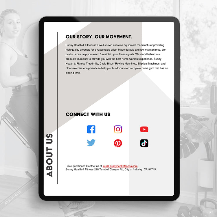 The Row-N-Ride® Guide to Sculpt & Tone: A Complete Guide & 12 Week Workout Program E-Book
