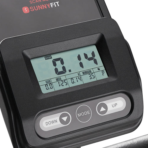 Personalized Training | Set your goals and start training with real-time tracking and precise metrics from the advanced digital monitor and built-in pulse sensor.