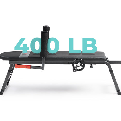 400 LB Weight Capacity | Supports up to 400 LB with heavy-duty steel frame construction, accommodating a wide range of users.