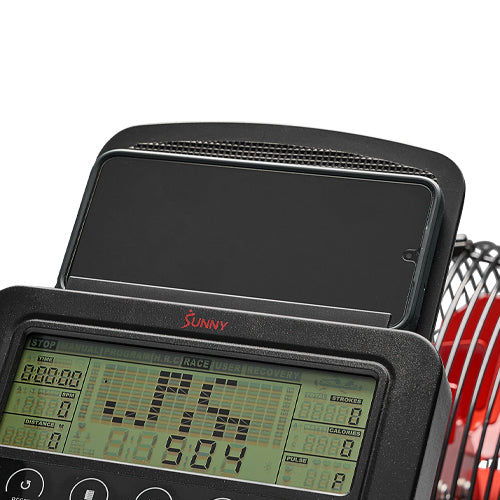 Device Convenience | Convenient holder keeps smartphones or tablets secure and visible during workouts.