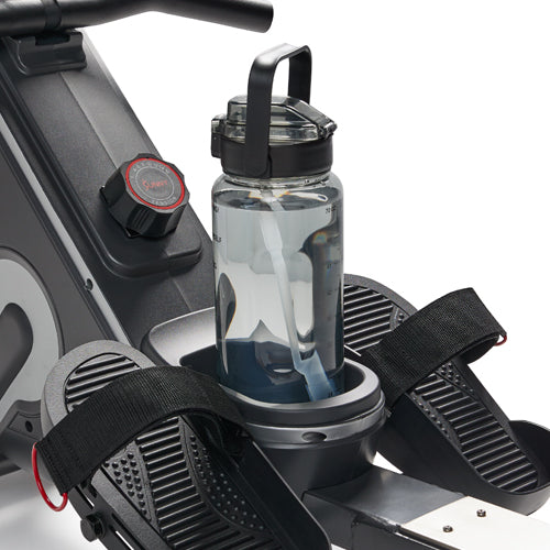 Bottle Holder | The easy-to-reach bottle holder allows for quick access to your drinks, helping you stay refreshed while you maximize your workout on this rower.