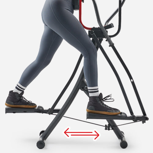 Low-Impact Air Walking Motion | Enjoy the benefits of a high-calorie burn workout with the low-impact, fluid motion that is easy on your joints, replicating the sensation of walking in the air.