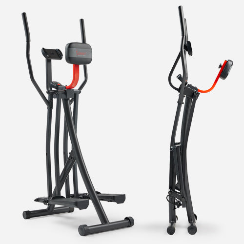 Space-Saving Foldable Design | The sleek, foldable design allows the trainer to be easily stored, reducing its footprint by half when not in use, ideal for small spaces.