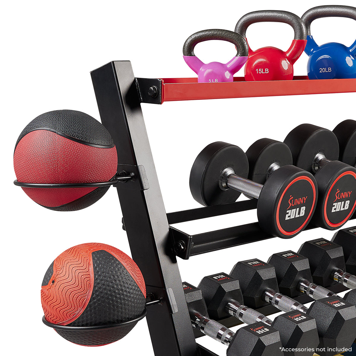 Sunny Strength® Premium All-In-One Mass Weights Storage Rack