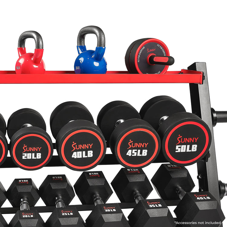 Sunny Strength® Premium All-In-One Mass Weights Storage Rack