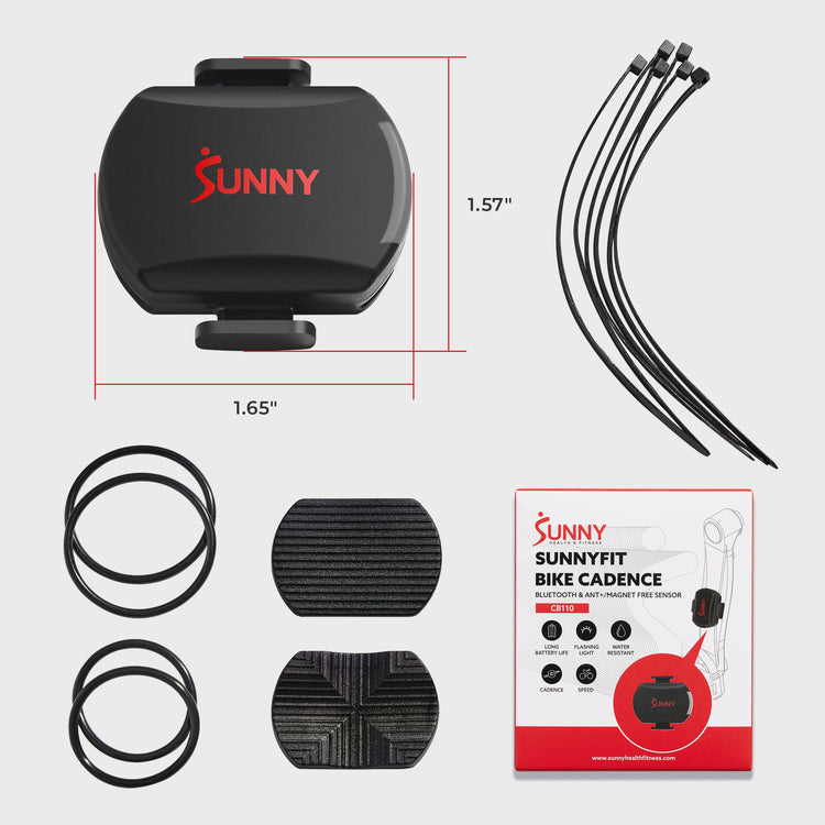2-in-1 Advanced Cadence/RPM + Speed Sensor for Indoor and Outdoor Bikes