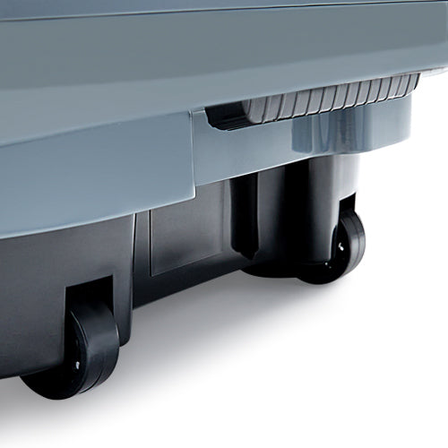 TRANSPORTATION WHEELS | Move your platform with ease using the built-in transportation wheels. Roll to your desired workout location or store it out of the way when not in use.