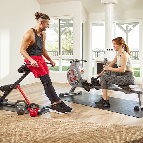 DURABILITY | This heavy-duty, durable and waterproof exercise mat prolongs the life of your equipment by helping prevent floor and carpet dust from entering belts and mechanical parts.