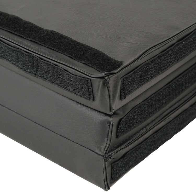 ERGONOMIC | Triple folding action keeps your exercise mat portable for on the go workouts. Take your exercising mat to the gym, park, or add it to your in-home gym.